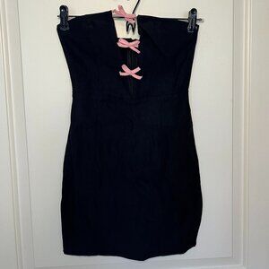 Motel Rocks Black Mini Dress